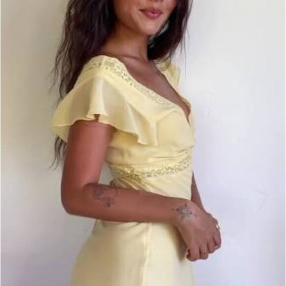 champagne mother of the bride dress Realisation Par Alba Dress  Rent To Dress NZ